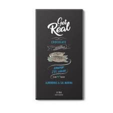 GET REAL CHOCOLATE 73% ALMENDRA