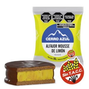 CERRO AZUL ALFAJOR MOUSSE LIMON